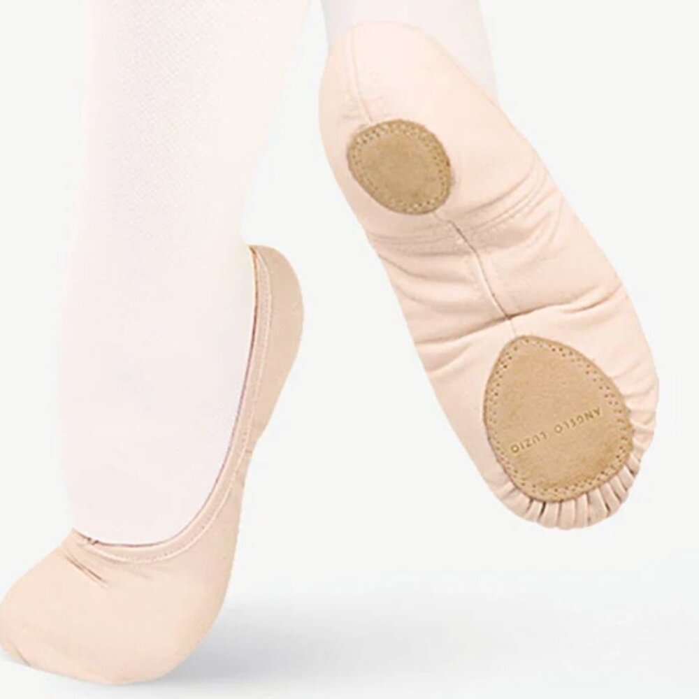 Angelo Luzio Canvas Split sole ballet shoes